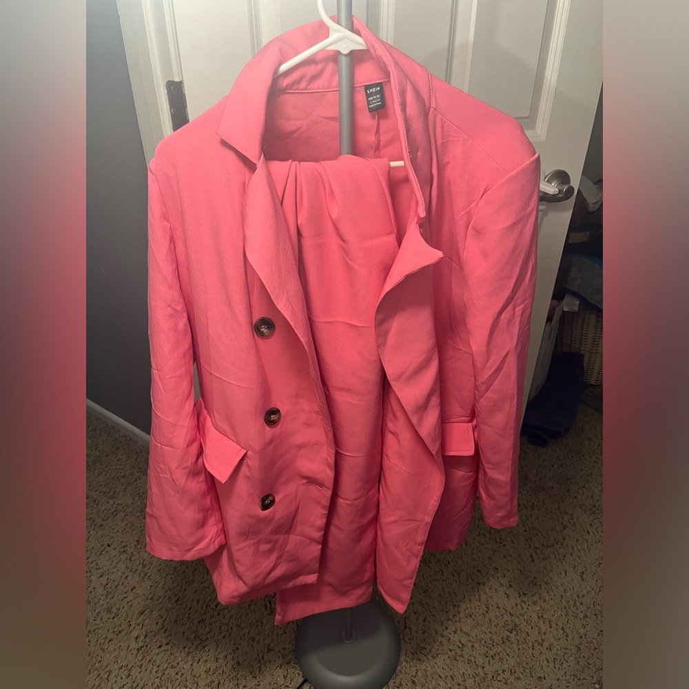 Shein Hot Pink Suit!